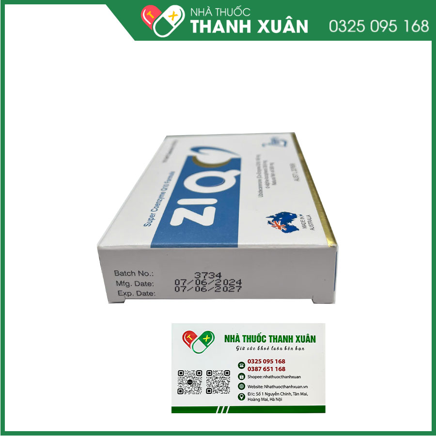 Zi Q - Viên uống hỗ trợ chống oxy hóa, tăng cường sức khỏe tim mạch
